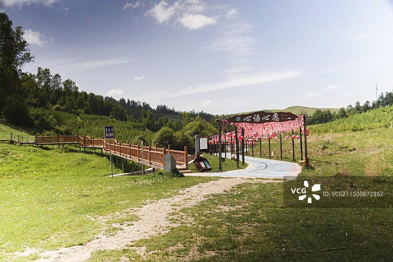 临夏康乐县草长沟景区图片素材