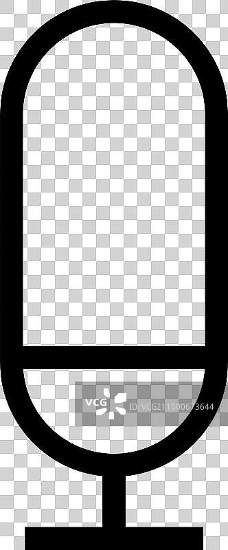 麦克风图标，隔离图片素材