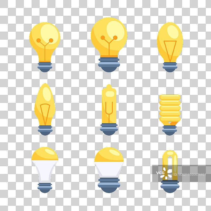 灯泡图标集电灯图片素材