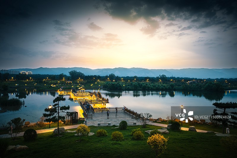 太原汾河公园-四期图片素材