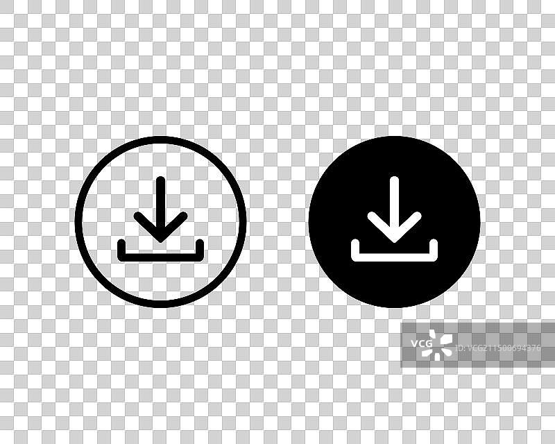 下载图标集或下载符号图片素材