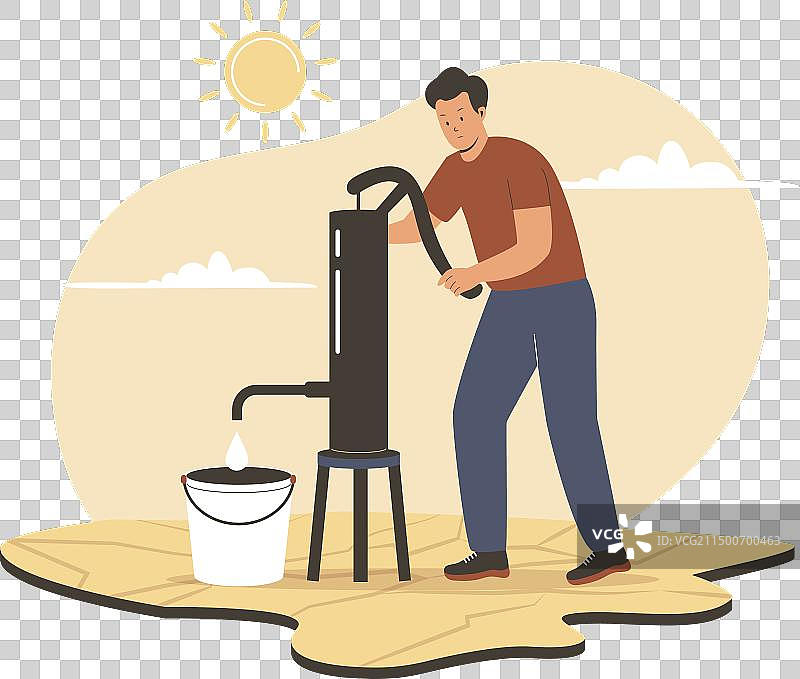 水资源危机概念图片素材