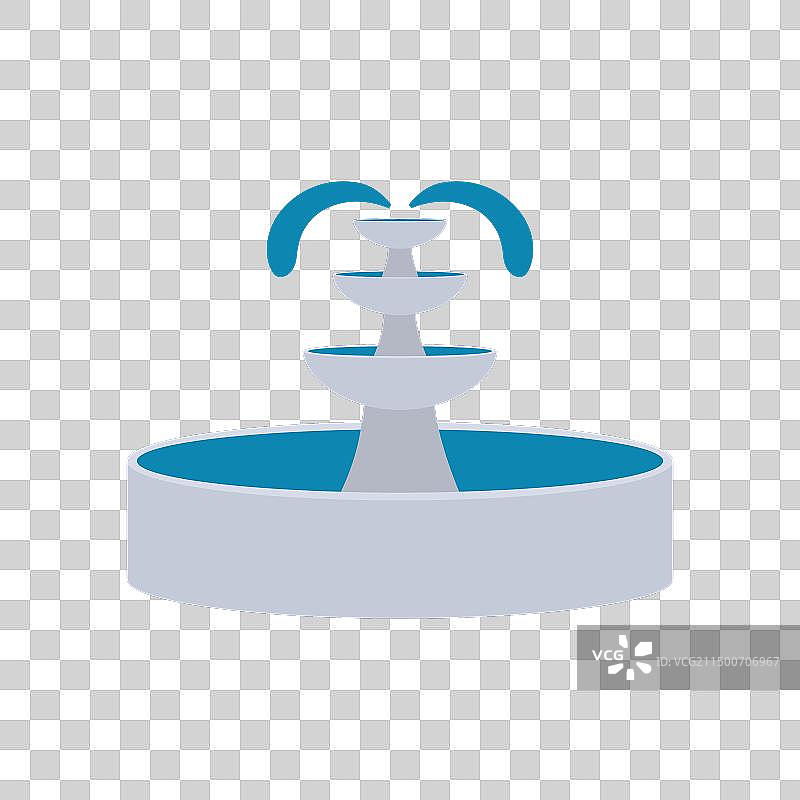 喷泉图标图片素材