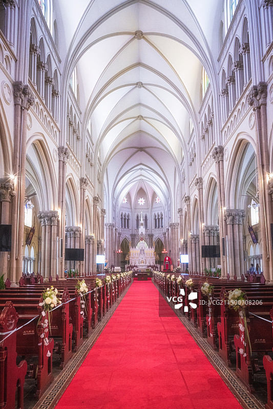 徐家汇教堂图片素材