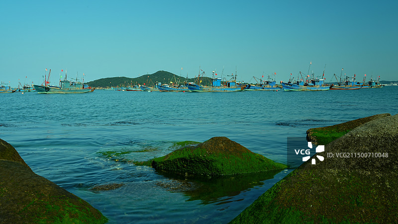 荣城小渔港图片素材