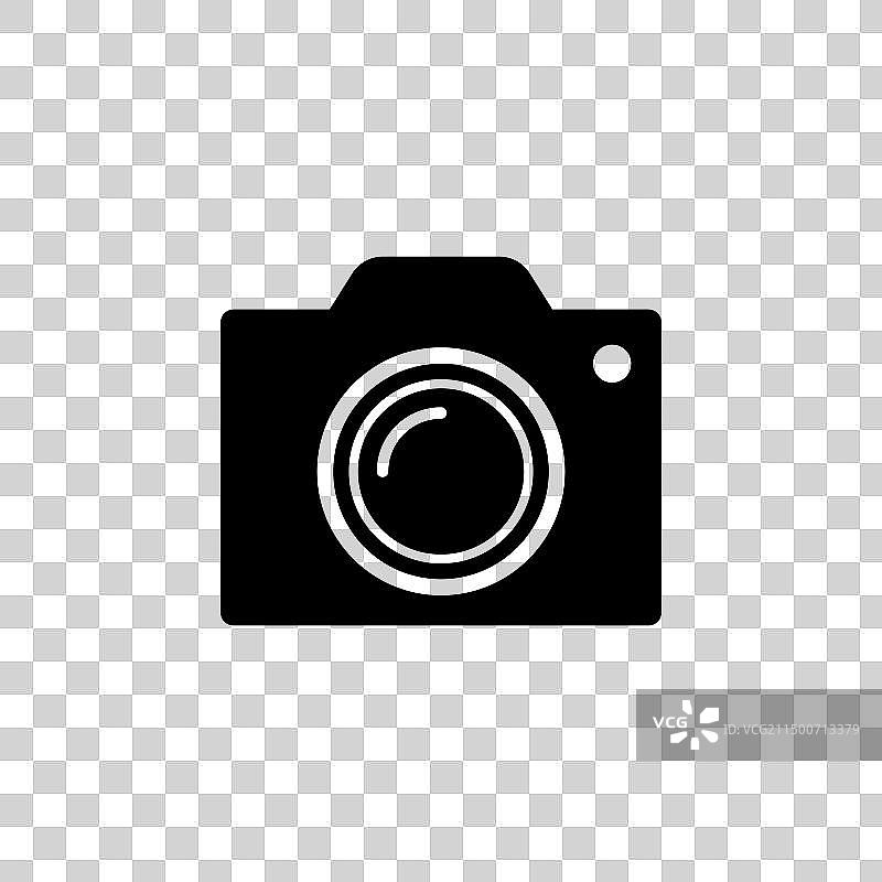 相机和视频扁平图标图片素材