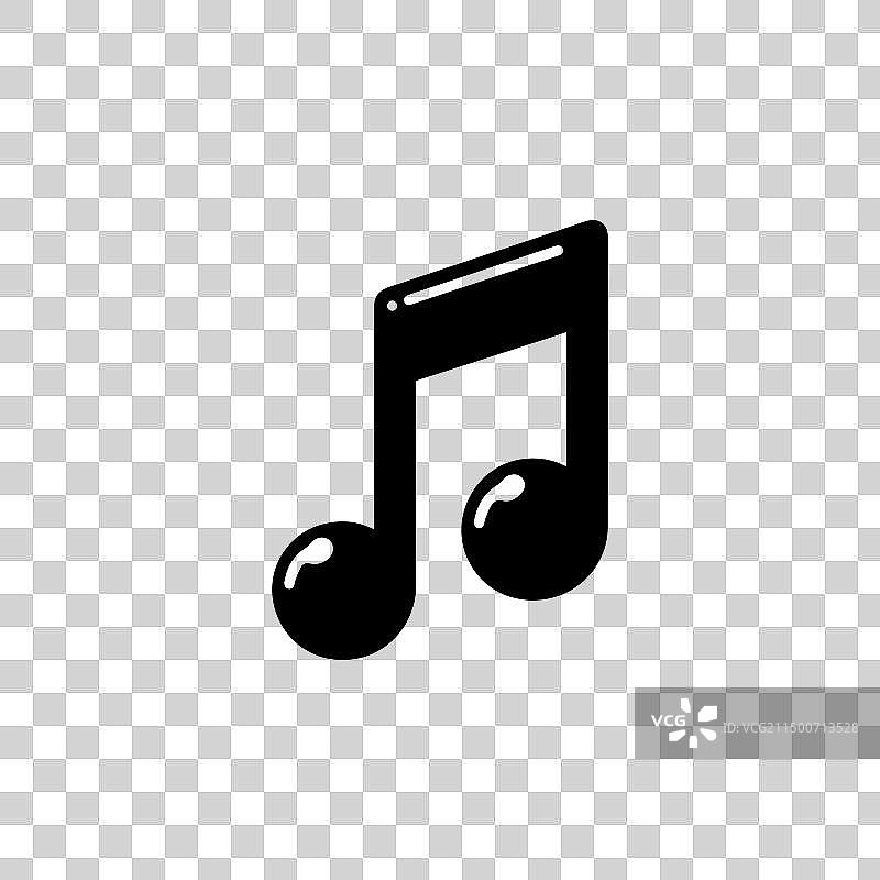 音符扁平图标图片素材