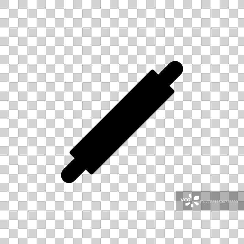 擀面杖扁平图标图片素材