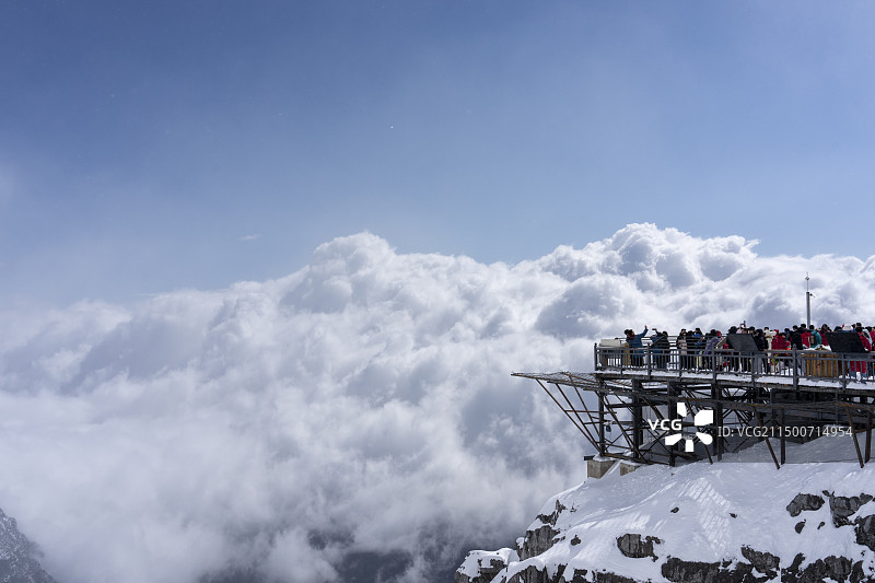 玉龙雪山-云端天桥图片素材
