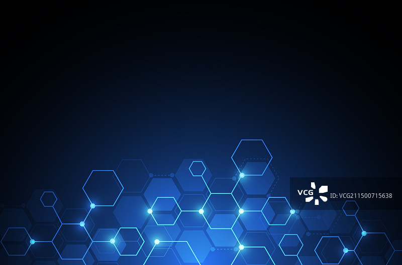 分子结构抽象科技背景图片素材