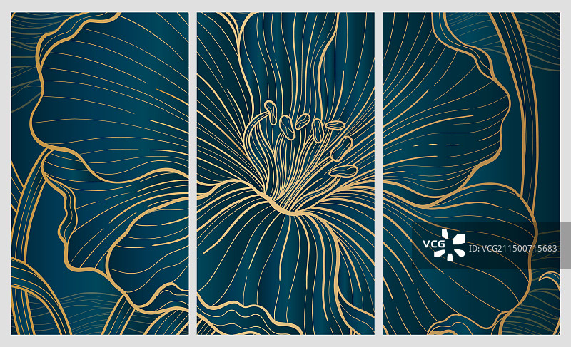 优雅尊贵的装饰艺术背景模板图片素材