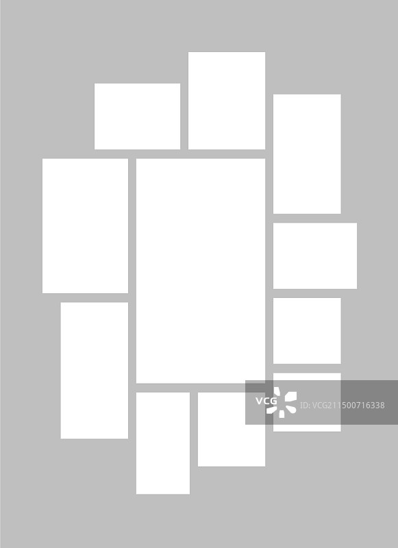 十一格照片拼贴板图片素材