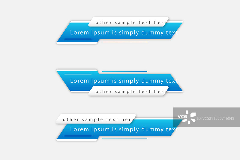 渐变色底部横幅模板图片素材