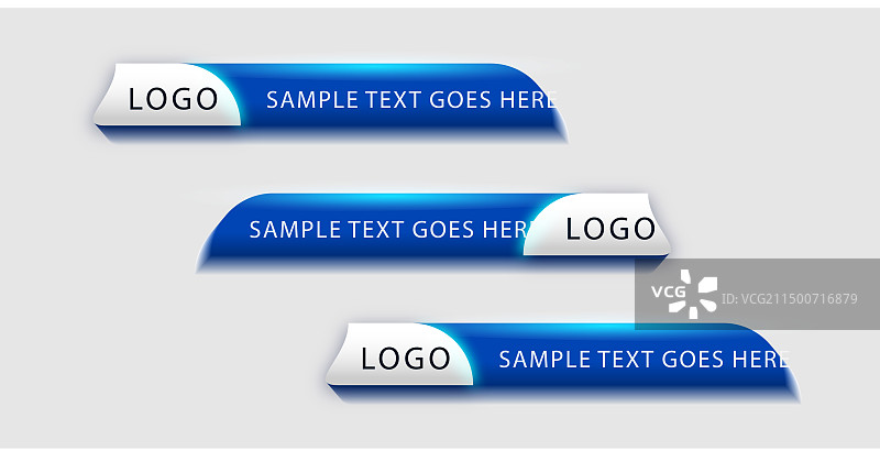 现代蓝色几何图形下方三分之一设计图片素材
