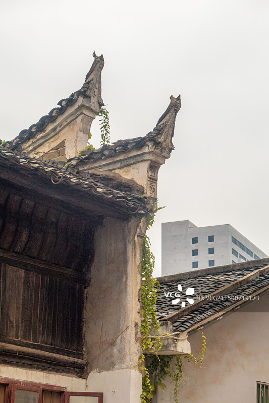 江西吉安永新县老城-马头墙图片素材