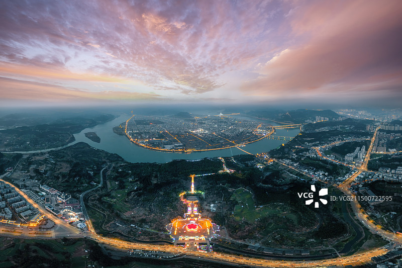 四川省南充市阆中古城图片素材