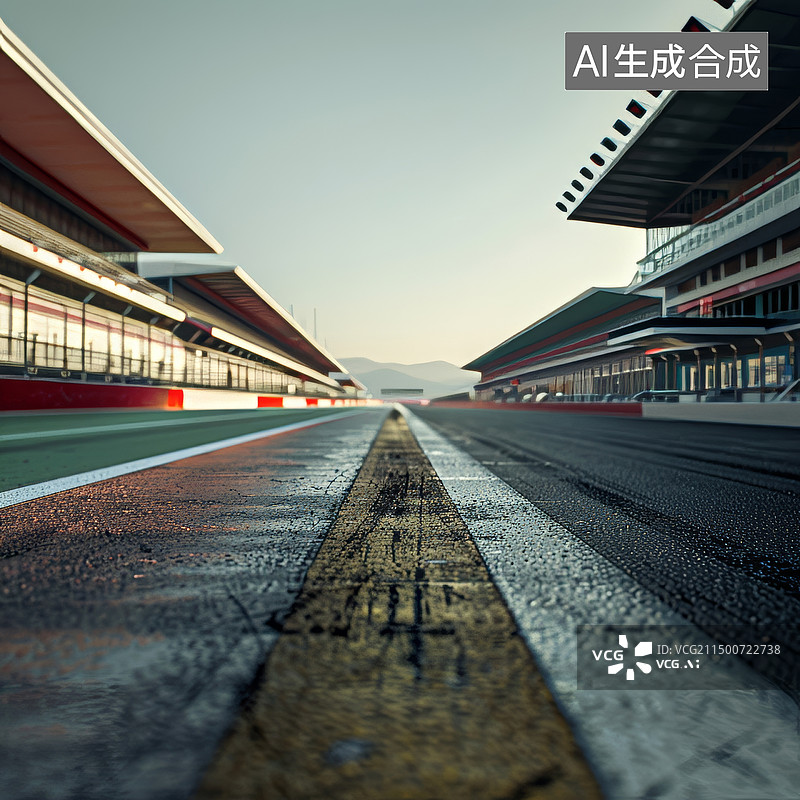 【AI数字艺术】一级方程式赛车场素材图片图片素材