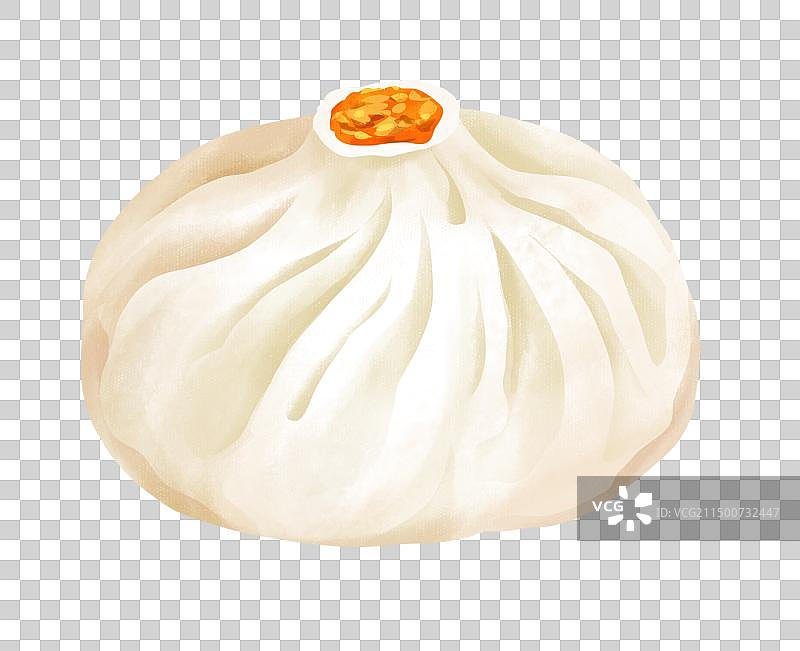 蟹黄汤包插画元素图片素材