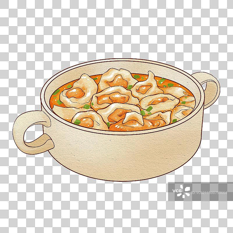 中国传统美食-闽菜肉燕图片素材