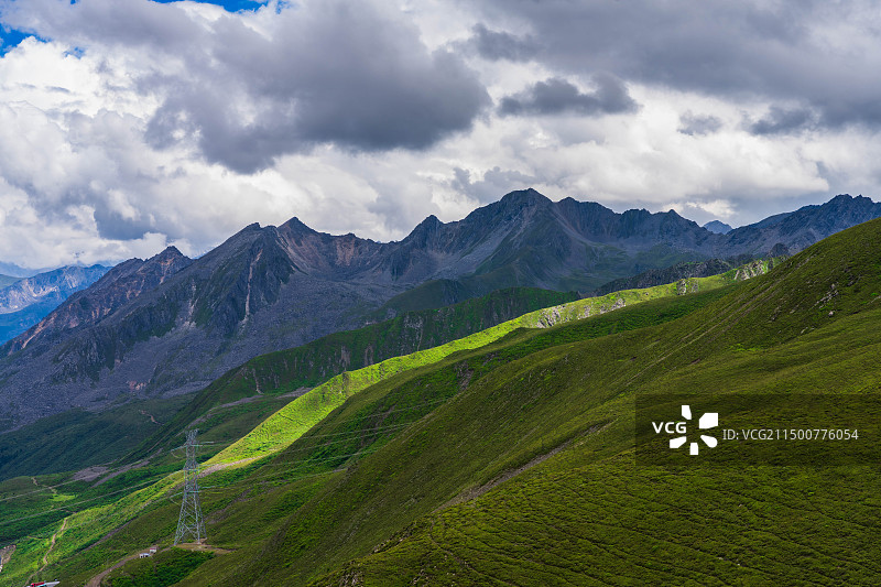 折多山风貌图片素材