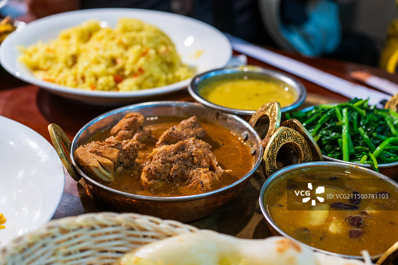 尼泊尔特色美食图片素材