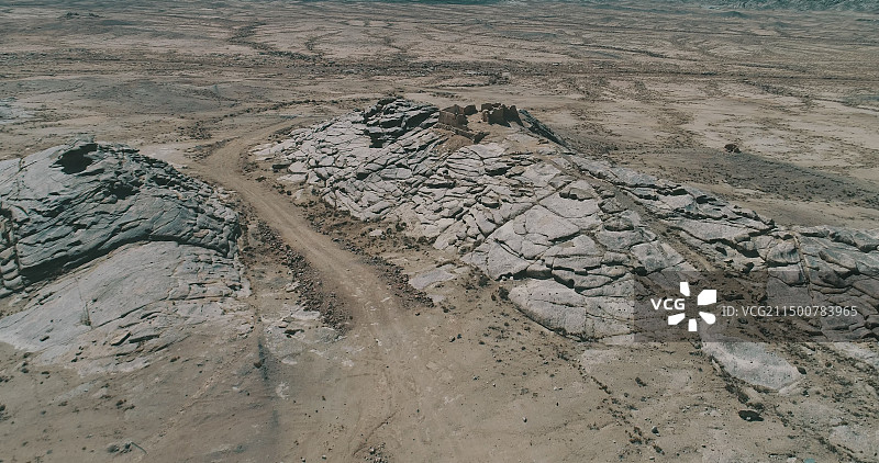 甘肃酒泉：明水军事要塞遗址图片素材