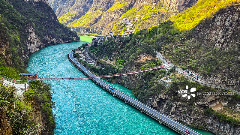 大渡口金口大峡谷图片素材