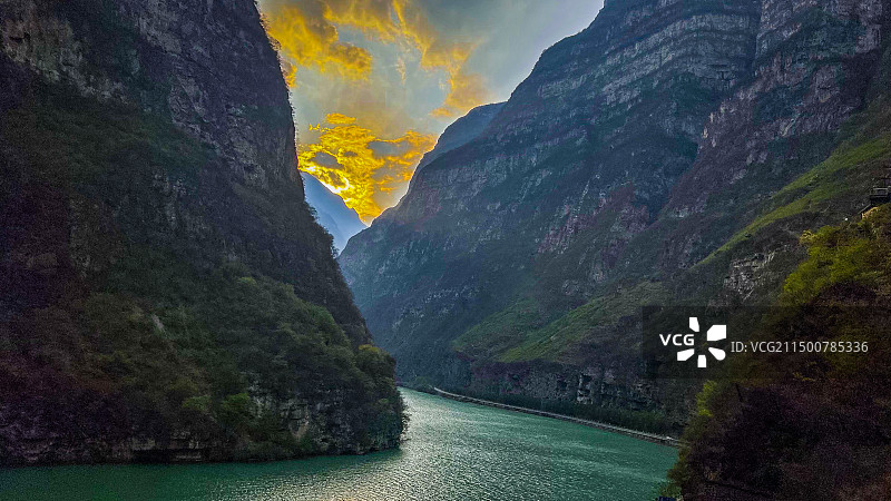 大渡口金口大峡谷图片素材