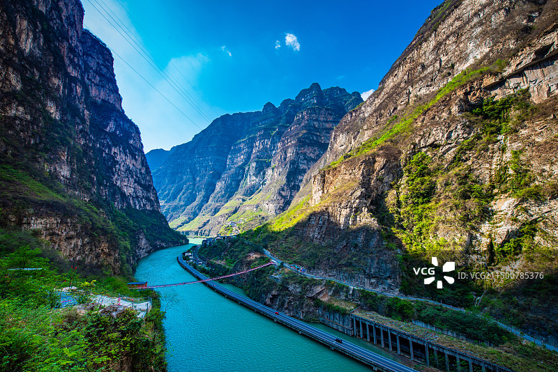 大渡口金口大峡谷图片素材