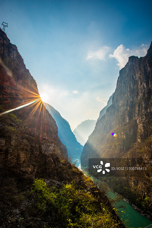 大渡口金口大峡谷图片素材