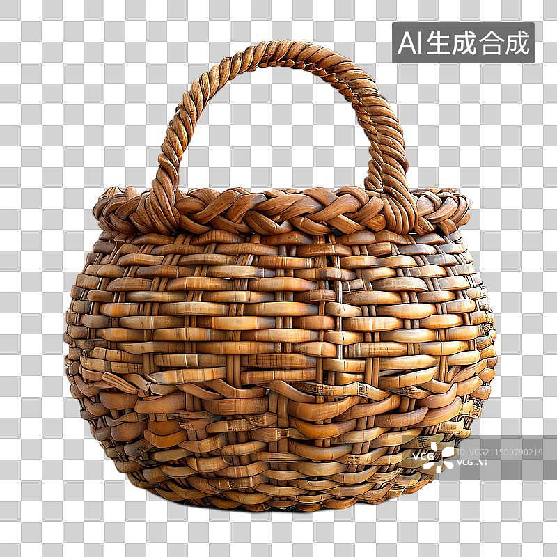 【AI数字艺术】3D立体效果筐图片素材