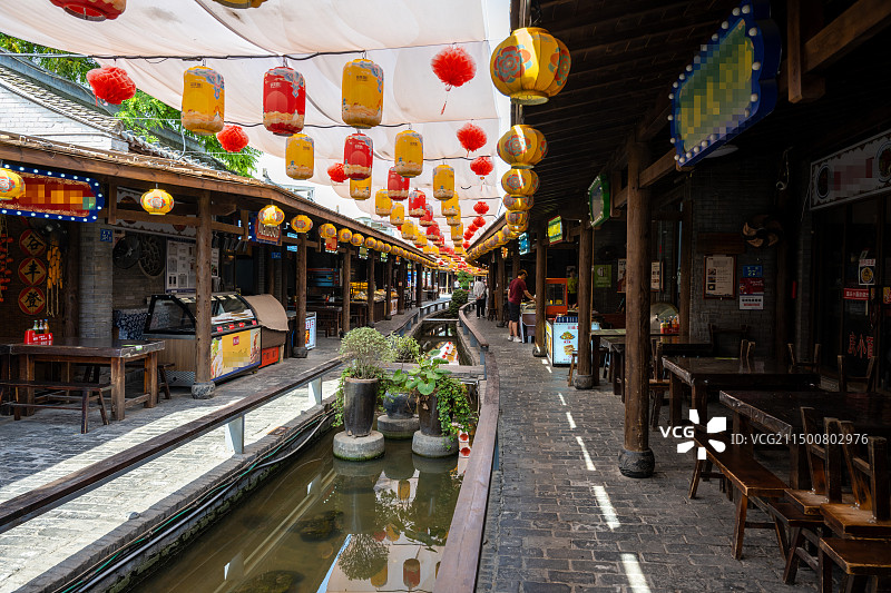 西安泾河新城茯茶镇景区图片素材