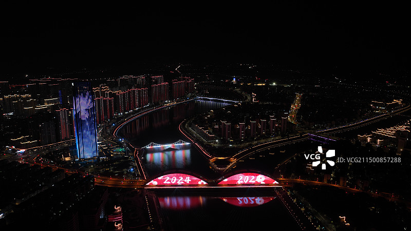 嵊州夜景图片素材