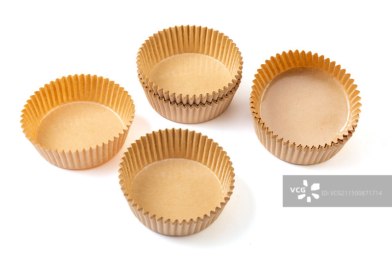 烘焙耗材牛皮纸纸杯托图片素材