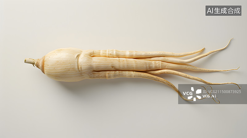 【AI数字艺术】中医药材人参图片素材