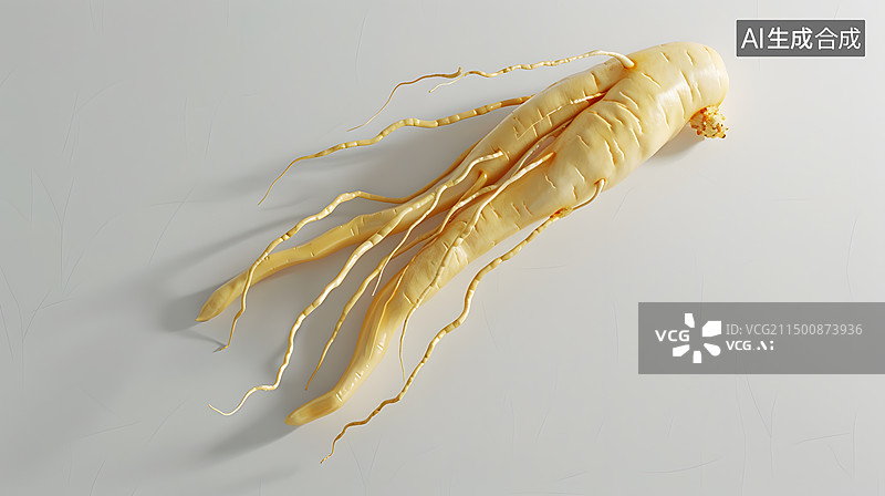 【AI数字艺术】中医药材人参图片素材