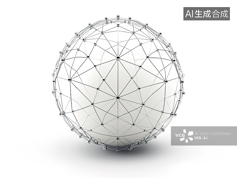 【AI数字艺术】粒子点组合成的地球高科技全球化贸易商业背景图片素材