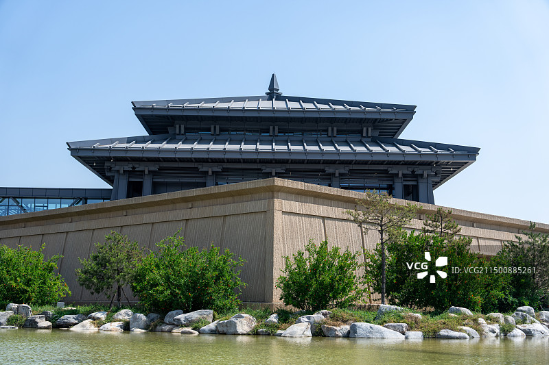 陕西咸阳陕西历史博物馆秦汉馆内景外景图片素材