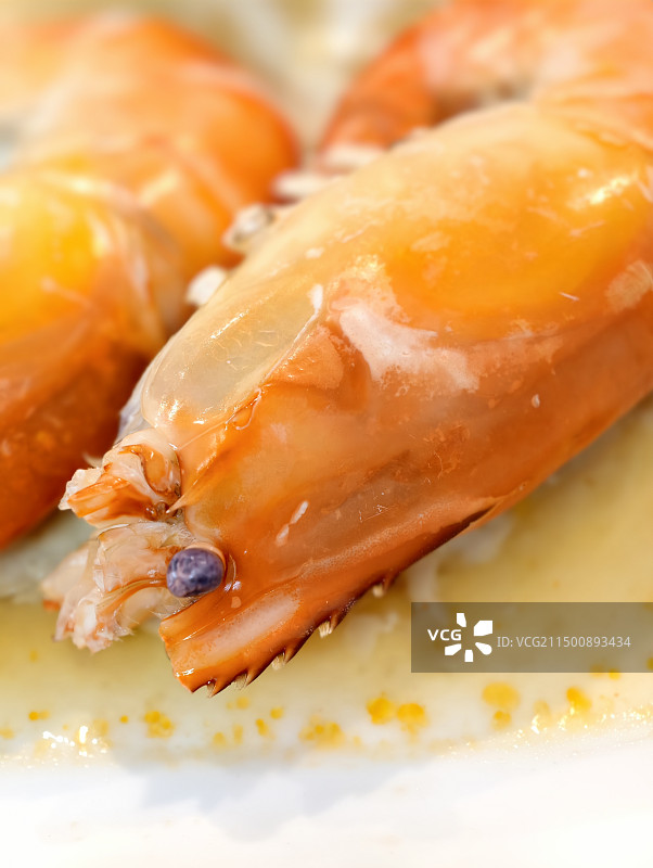 罗氏虾的特写镜头图片素材