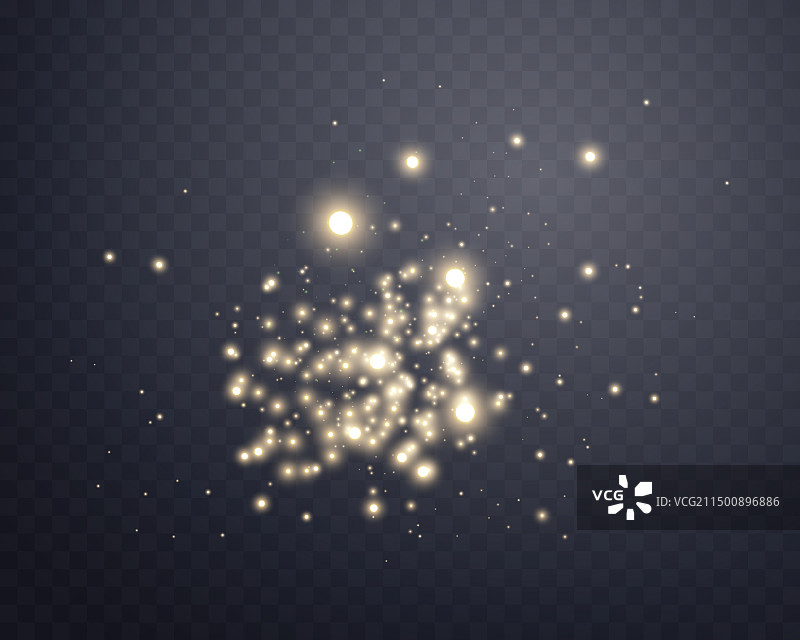 金色闪光点粒子星星魔法图片素材