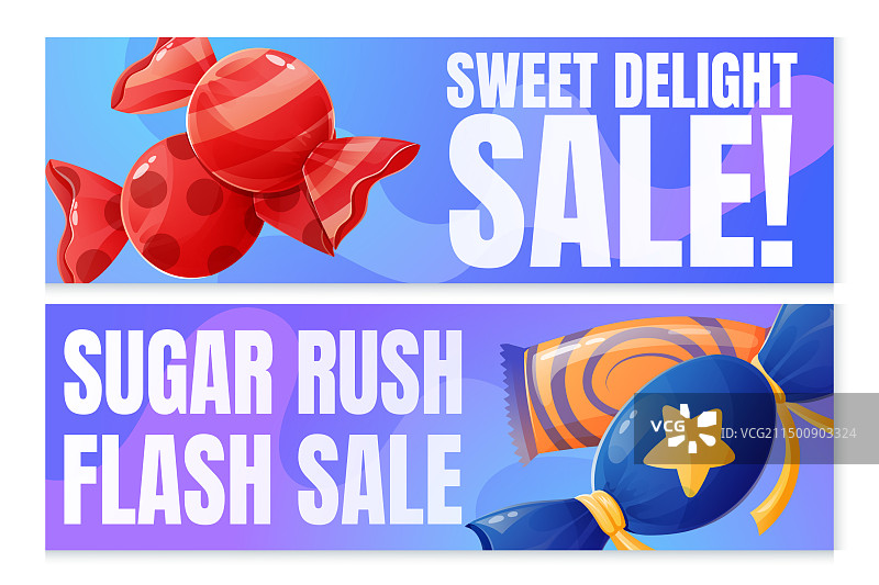 两个横版促销banner图片素材