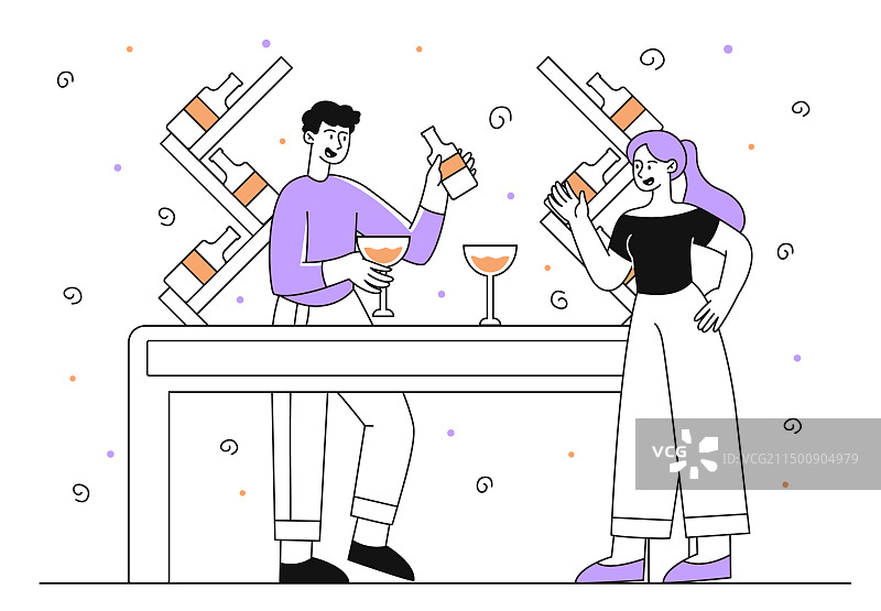 简约品酒会图片素材