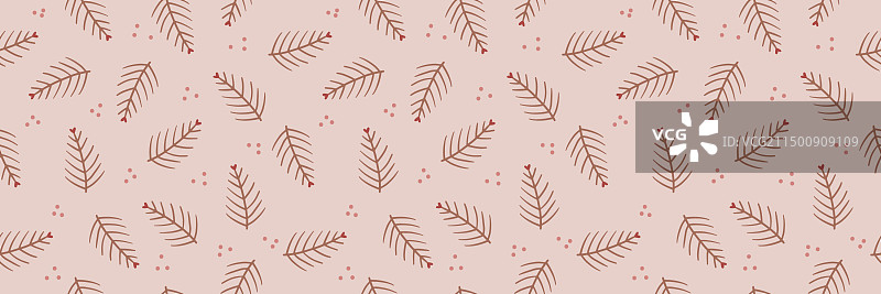 圣诞树无缝图案图片素材