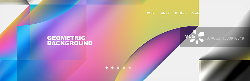 玻璃态几何抽象背景图片素材