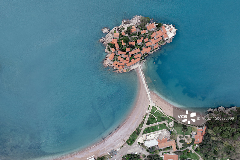 黑山圣斯特凡岛(Sveti Stefan)图片素材