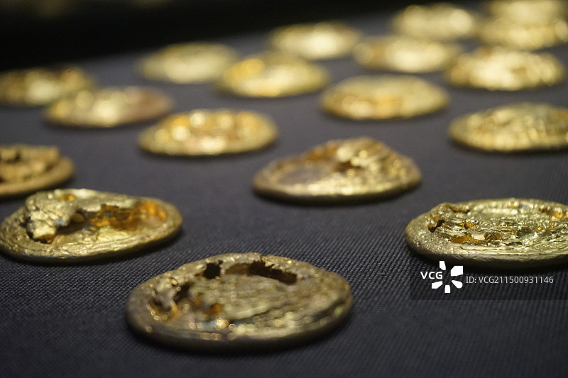 海昏侯金饼图片素材