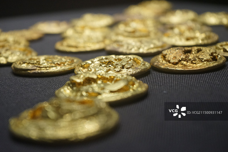 海昏侯金饼图片素材