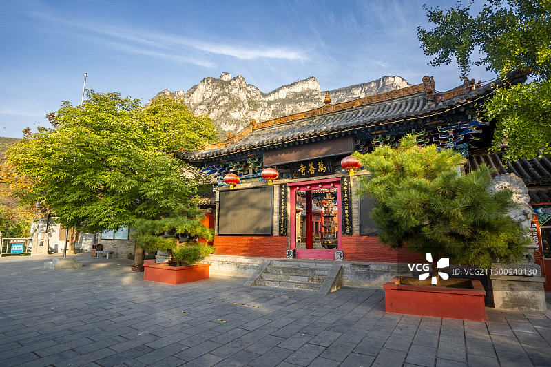 万善寺图片素材