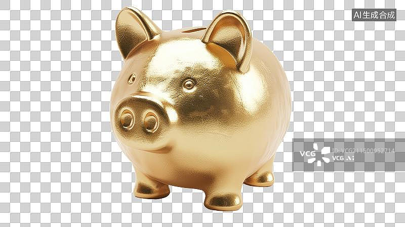 【AI数字艺术】金猪免抠元素图片素材