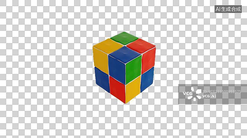 【AI数字艺术】魔方卡通元素免抠元素图片素材